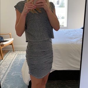Grey Langston t-shirt material dress
